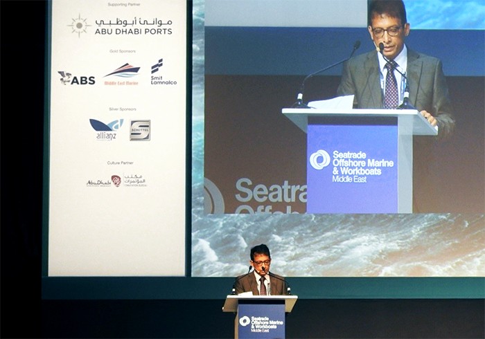 Unni Nair, ABS Senior Principal Surveyor, at Seatrade Offshore Marine & Workboats Middle East 