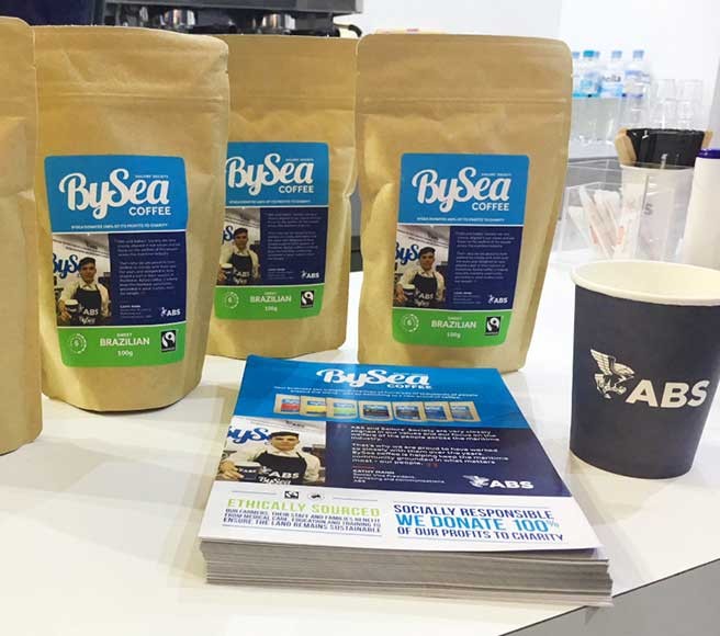 BySea Coffee at ABS Stand SMM
