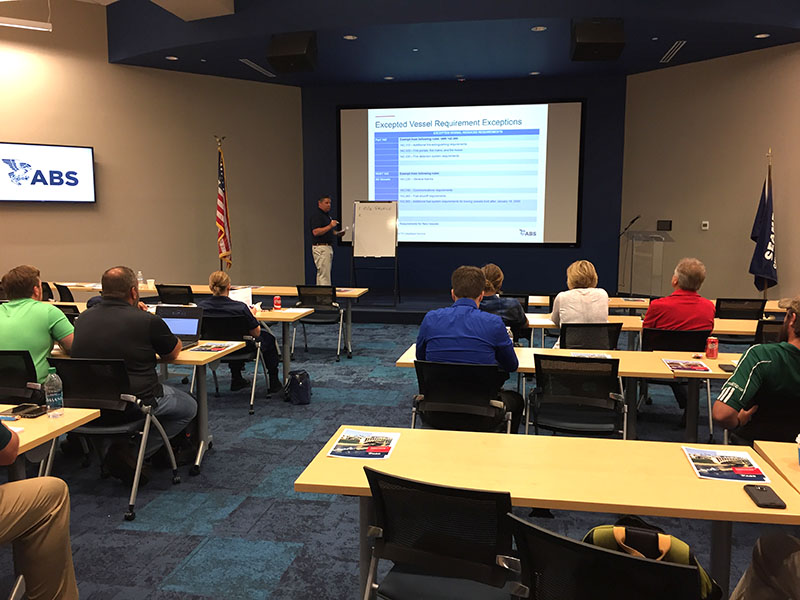 ABS seminars across Paducah, New Orleans and Houston to prepare for upcoming Subchapter M implementation timelines