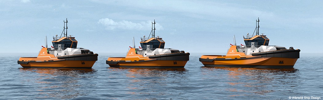 hybrid-powered, tug design