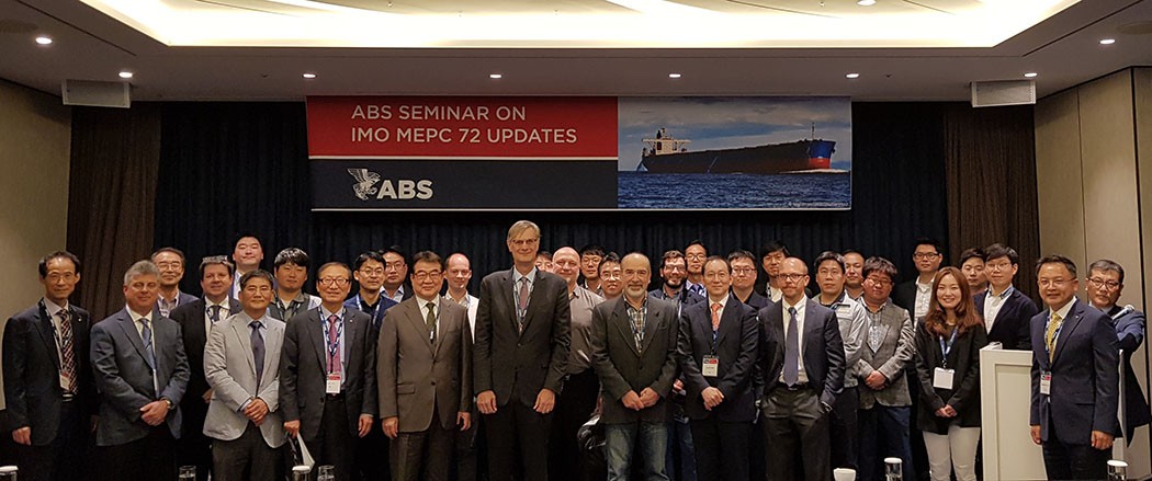 ABS seminar on MEPC 72 Updates was held in Busan, Korea on 3 May.