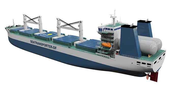 ABS issues Approval in Principle for LNG-fueled design concept.