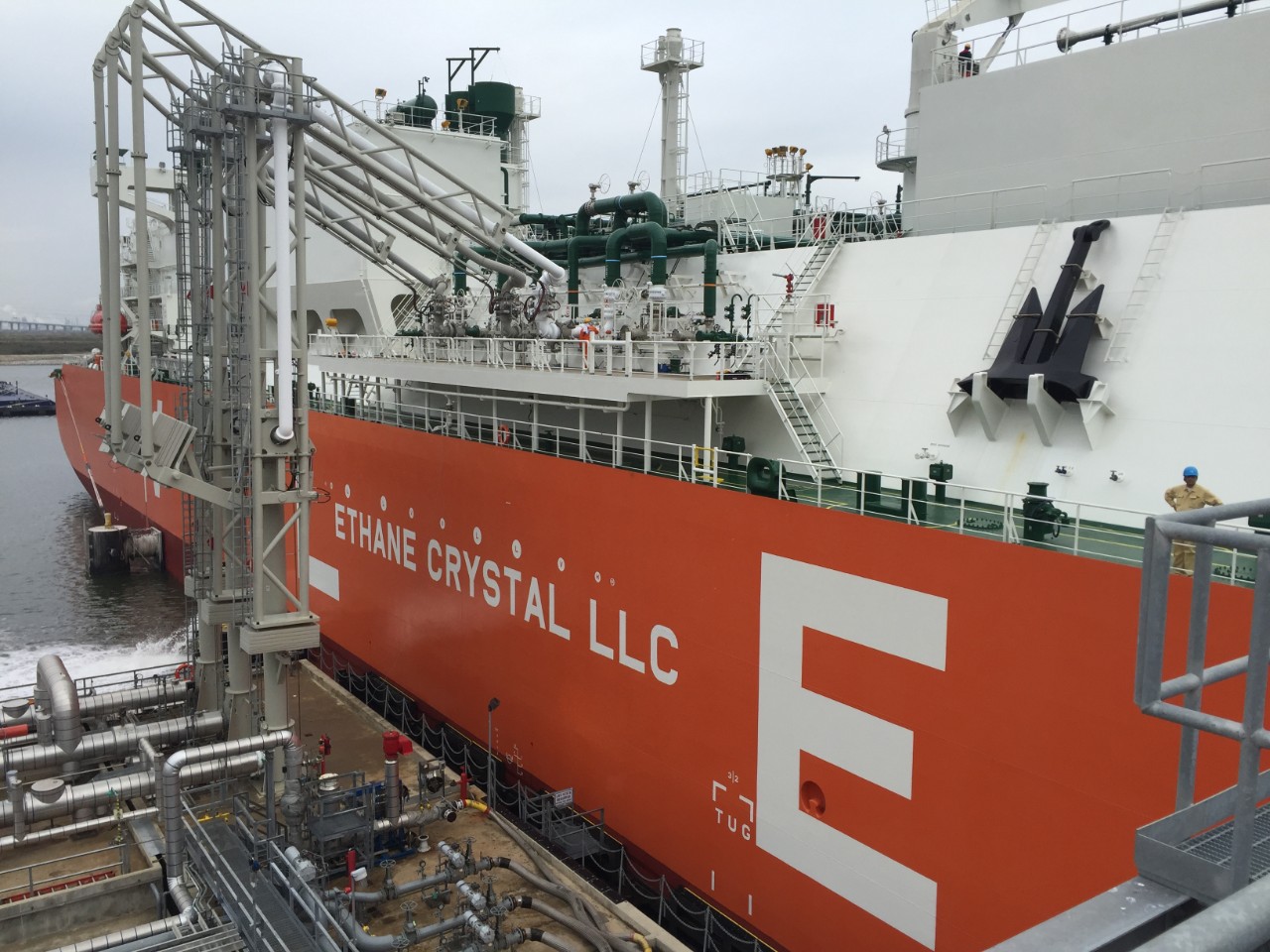 The ABS-classed Ethane Crystal, the world’s first Very Large Ethane Carrier (VLEC), has loaded its first shipment of ethane cargo at Enterprise Products Partner’s Morgan’s Point Terminal.