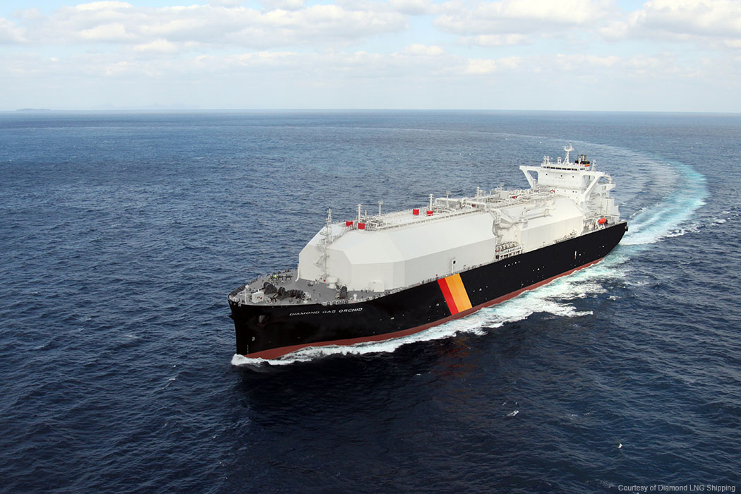 ABS-classed Diamond Gas Orchid, the world’s first "Sayaringo STaGE" next generation LNG carrier