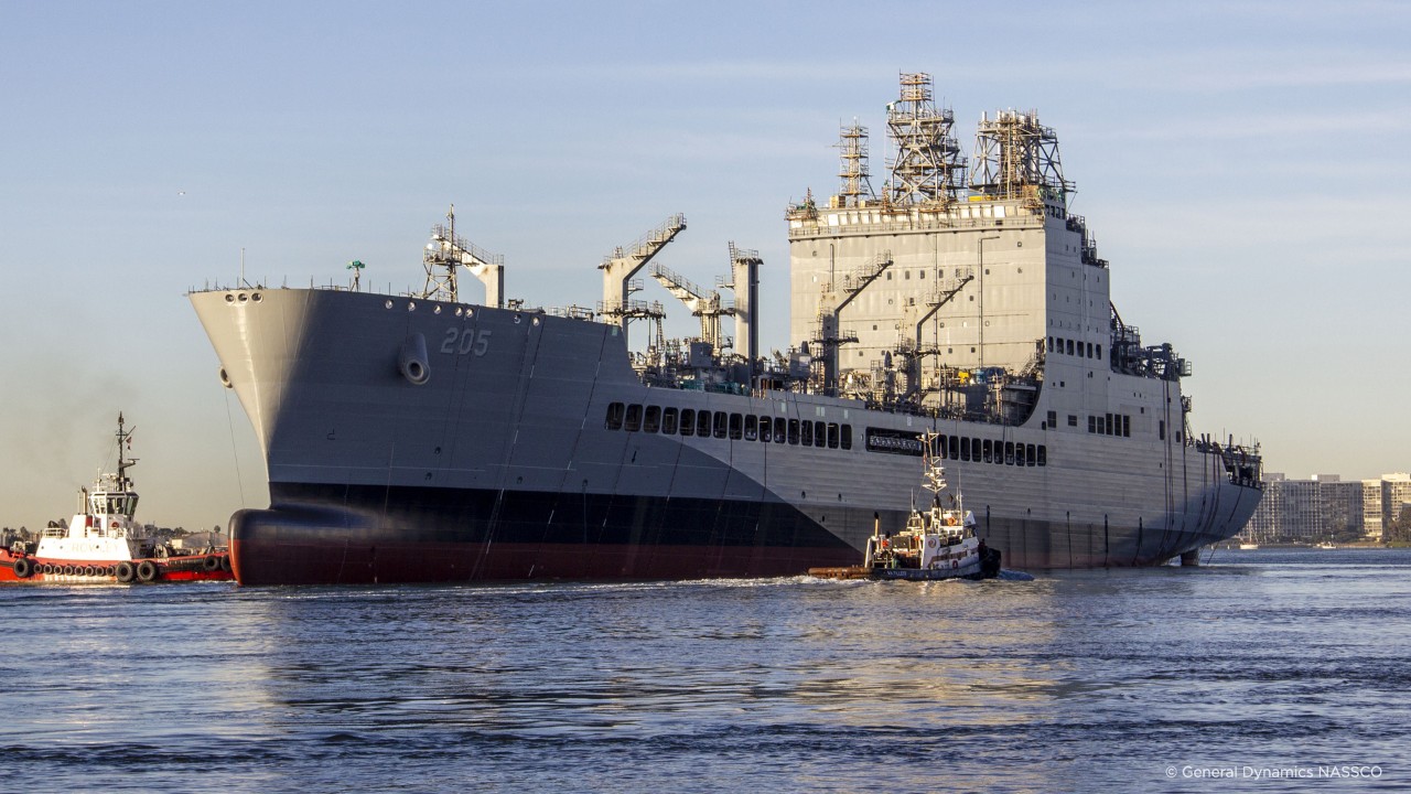 Close up of large blue merchant crago ship in the middle of the ocean underway. Performing cargo export and import operations with sun rays, horizon line and beautiful sky.; Shutterstock ID 1468222610; purchase_order: Graphics; job: ; client: Chris Reeves; other: 